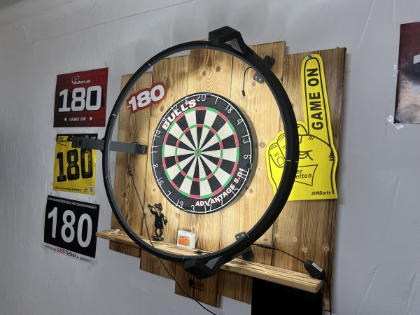 (PLA matt) Autodarts kompat. LED-Ring + Kamerahalter Bausatz für Steeldart Scoring Systeme